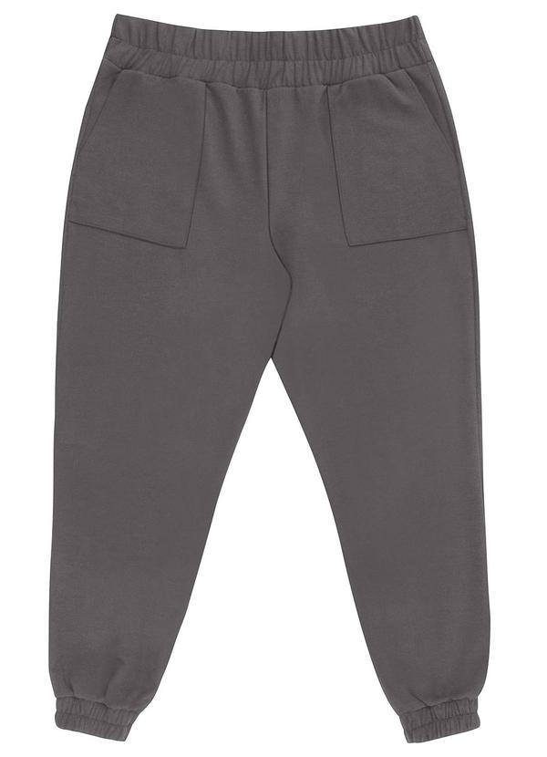 Secret Glam - Calça Jogger Piquet Plus Size Cinza
