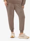 Secret Glam - Calça Jogger Plus Size Bege - variação: Marrom