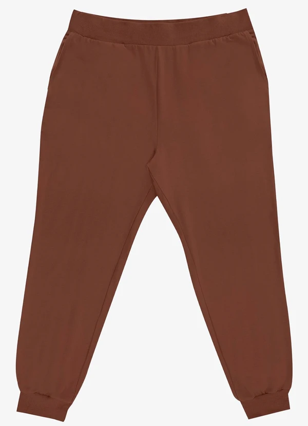 Secret Glam - Calça Jogger Plus Size Marrom