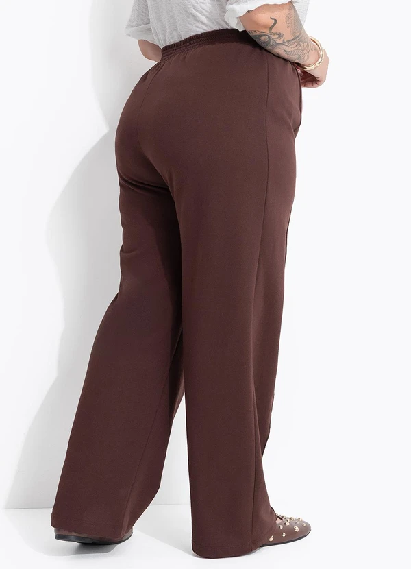 Marguerite - Calça Marrom em Moletom 3