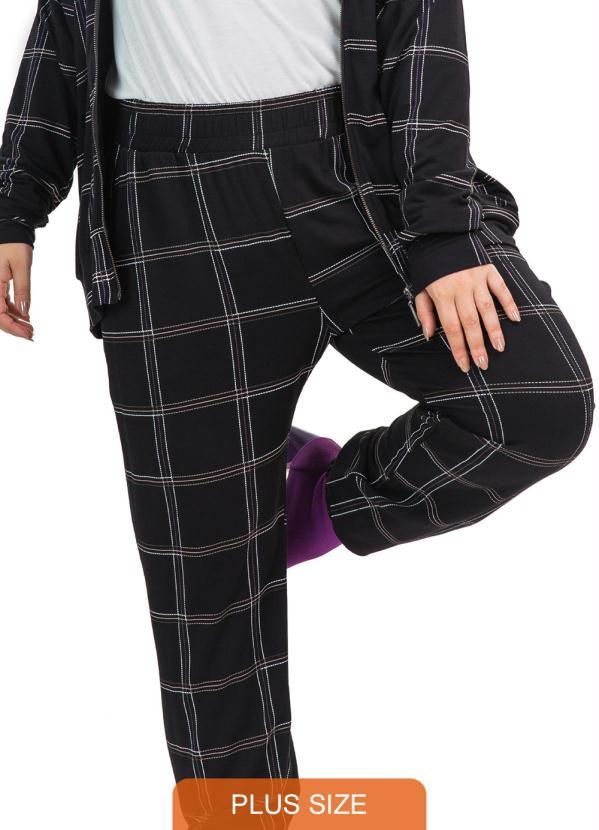 Secret Glam - Calca Molecotton de Viscose Preto