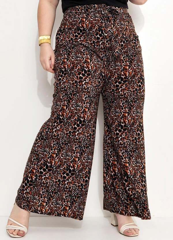 Marguerite - Calça Onça em Poliflex