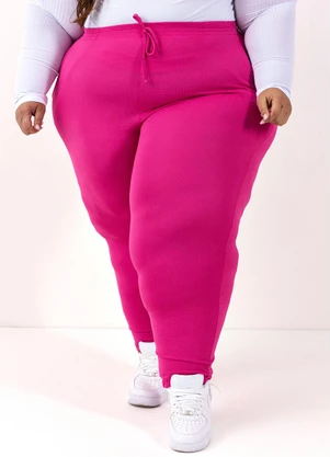 Marguerite - Calça Pink em Malha Anarruga - MARGUERITE