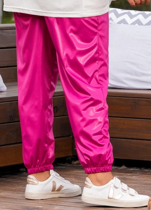 Marguerite - Calça Pink em Malha Cirrê - MARGUERITE