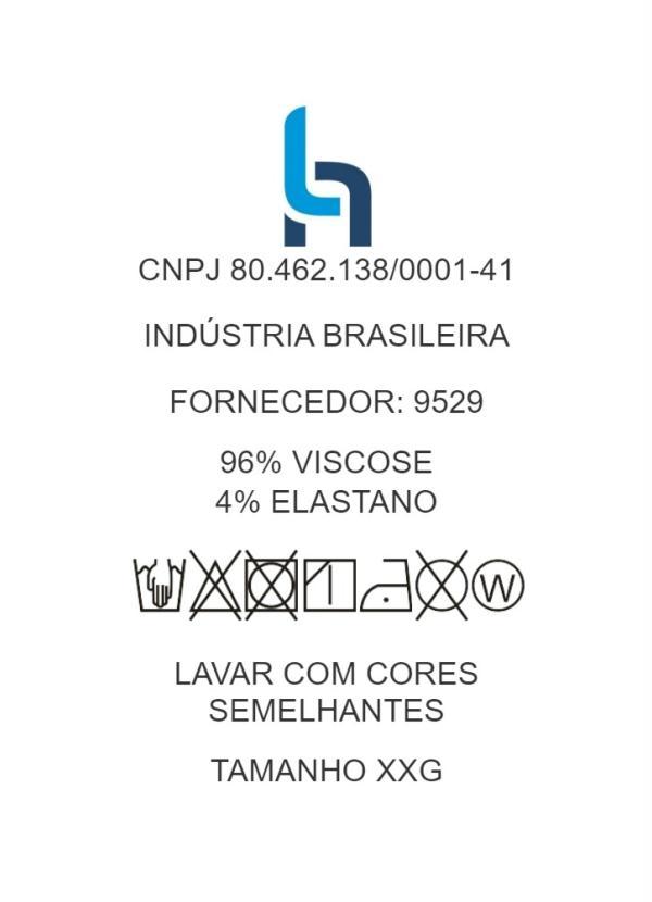 Outlet - Calça Plus Size Preta/Pink com Nervura 6