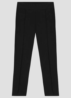 Cereja Rosa - Calça Plus Size Soft com Elastano Preto - CEREJA ROSA