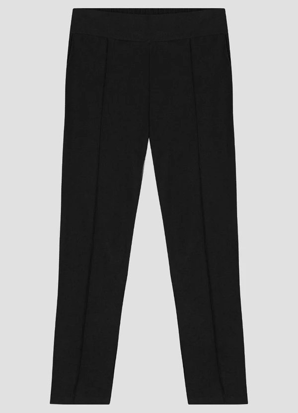 Cereja Rosa - Calça Plus Size Soft com Elastano Preto