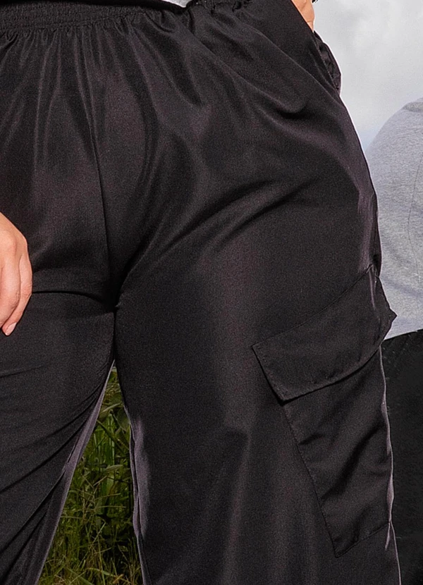 Marguerite - Calça Preta em Microtel 1