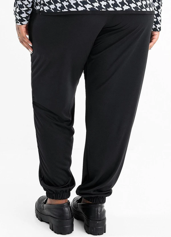 Marguerite - Calça Preta Jogger Plus Size 7
