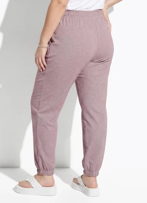 Marguerite - Calça Roxo Claro em Malha Texturizada - MARGUERITE