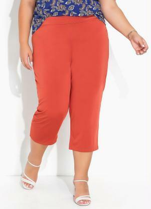 Cala com Fendas (Terracota) Plus Size