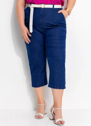 Marguerite - Calça Jeans Azul Escuro em Jeans - MARGUERITE