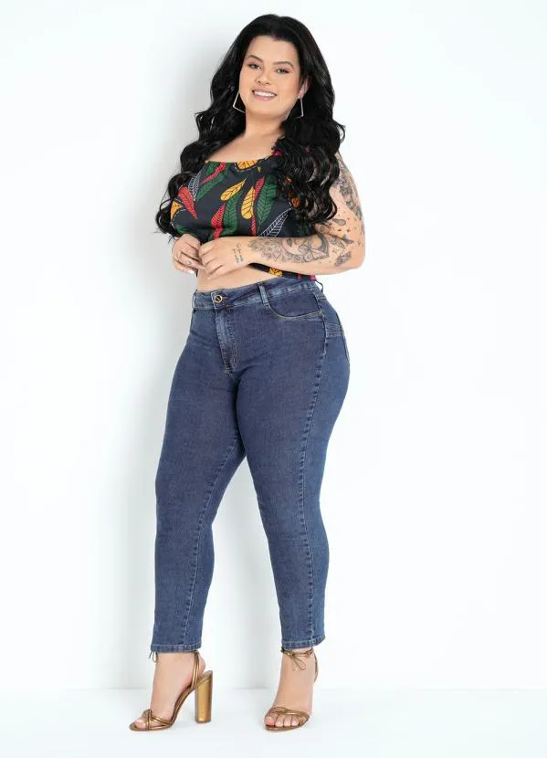 Sawary Jeans - Calça Jeans Cropped Sawary Plus Size 3
