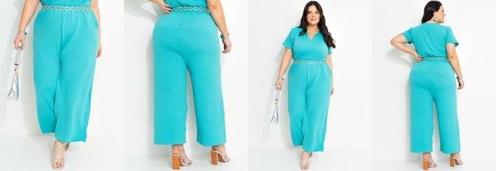 Cala Verde Turquesa em Malha Anarruga