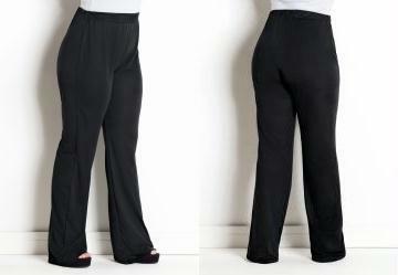 Cala Flare Preta Plus Size