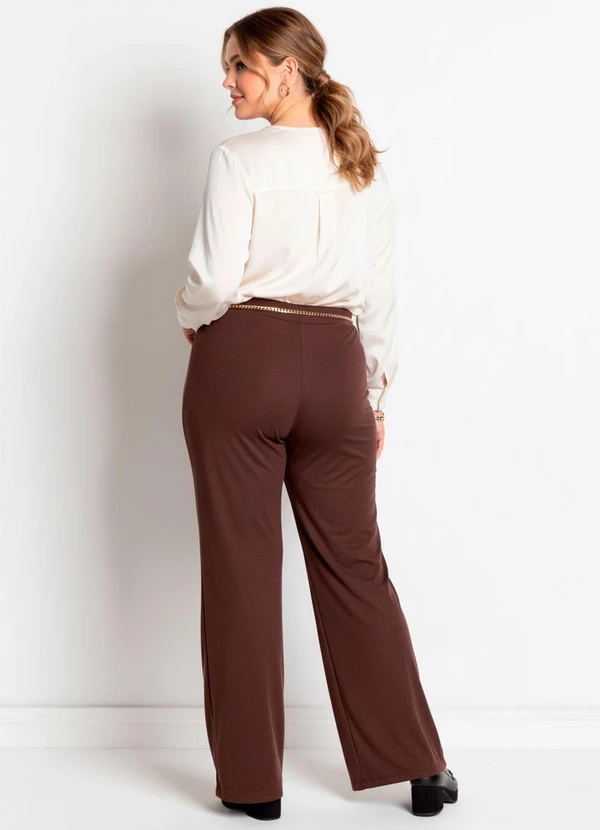 Marguerite - Calça Marrom em Malha 4