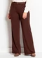 Marguerite - Calça Flare Preta Plus Size - variação: Marrom