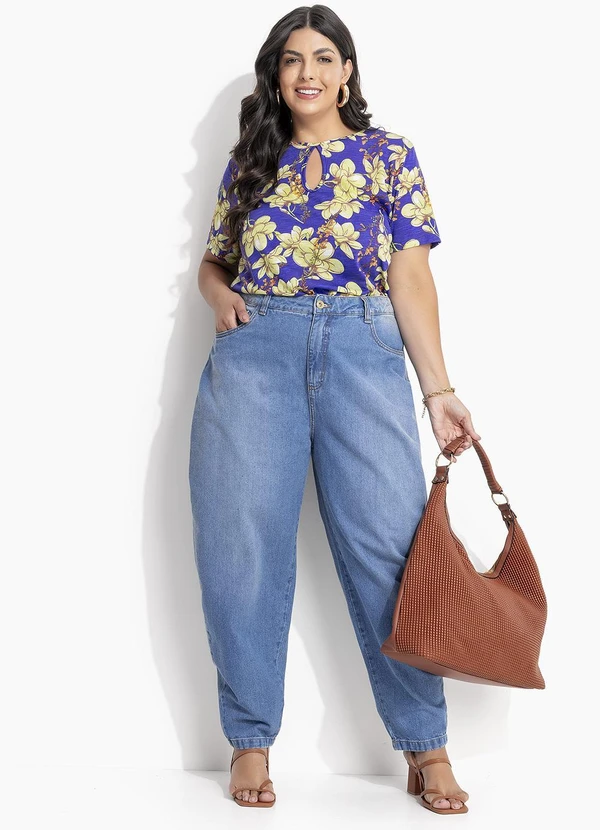 Marguerite - Calça Azul Claro em Jeans 8