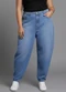 Marguerite - Calça Jeans Azul Escuro em Jeans - variação: Azul Claro