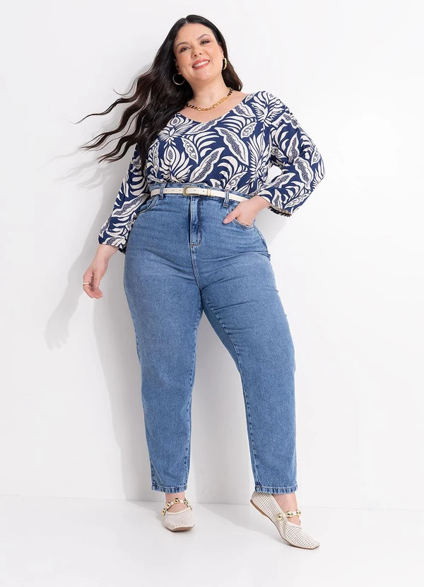 Marguerite - Calça Azul Claro em Jeans 3