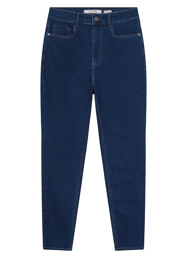 Malwee Plus - Calça Azul Escuro Feminina Skinny Flex Jeans 3
