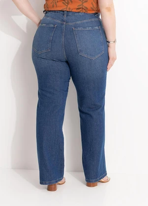 Marguerite - Calça Azul Médio em Jeans - MARGUERITE