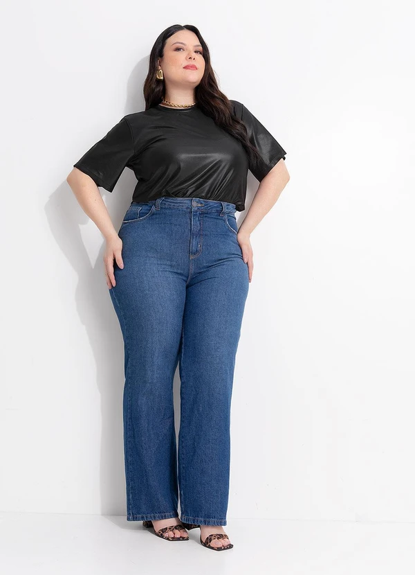 Marguerite - Calça Azul Médio em Jeans