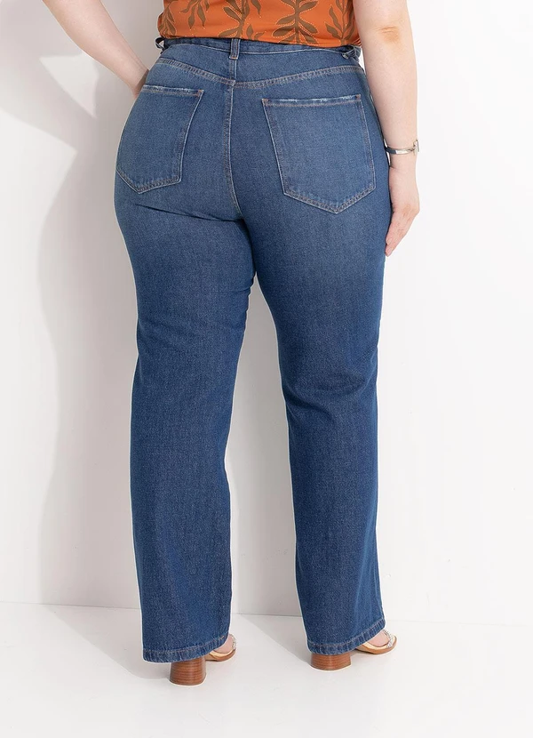 Marguerite - Calça Azul Médio em Jeans 10