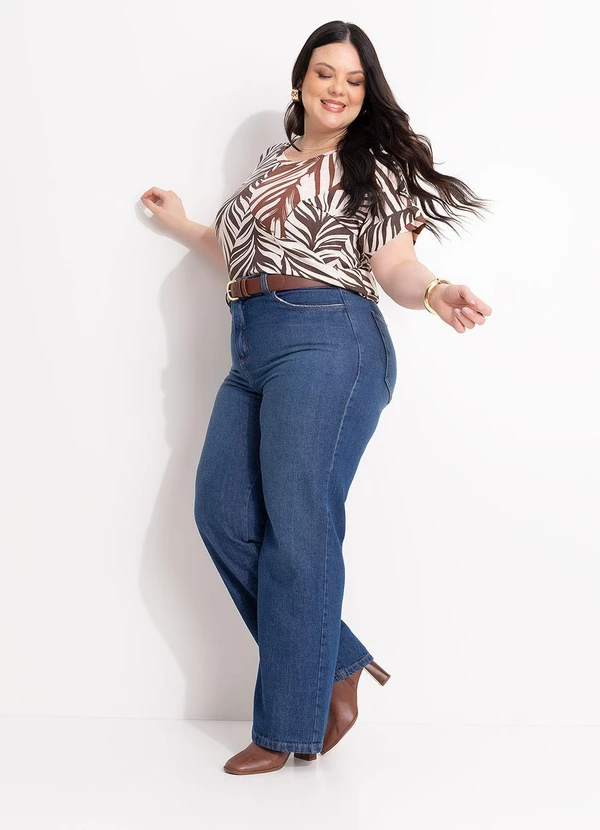 Marguerite - Calça Azul Médio em Jeans 3