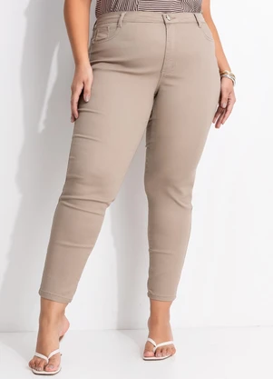 Marguerite - Calça Bege em Jeans - MARGUERITE