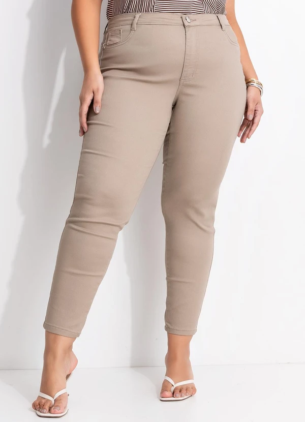 Marguerite - Calça Bege em Jeans