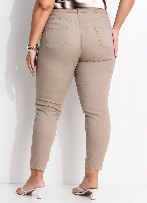 Marguerite - Calça Bege em Jeans 6