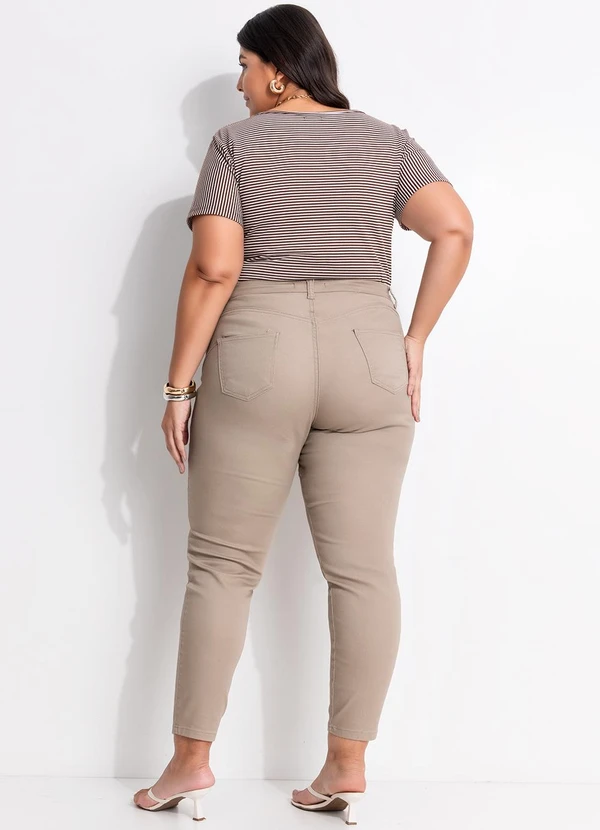 Marguerite - Calça Bege em Jeans 3