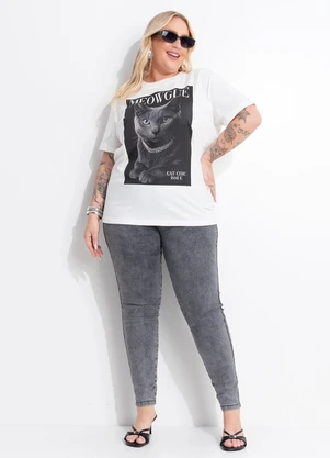 Marguerite - Calça Black Stone em Jeans com Elastano - MARGUERITE