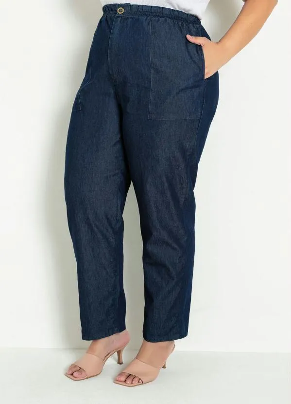 Marguerite - Calça Comfort Jeans com Bolsos Plus Size 3
