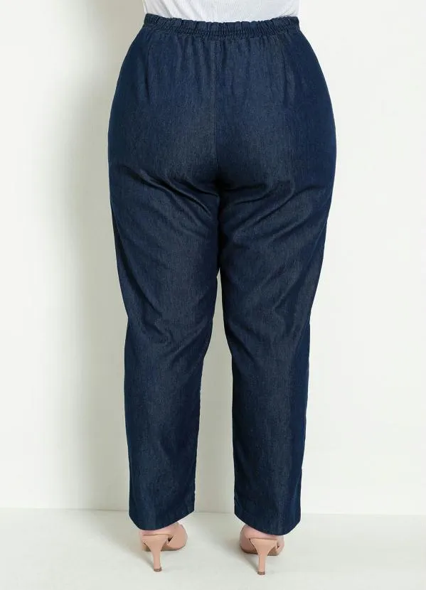 Marguerite - Calça Comfort Jeans com Bolsos Plus Size 4