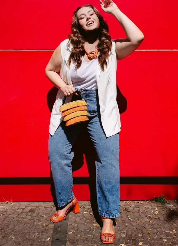 Marguerite - Calça em Jeans Médio Mom Jeans 7