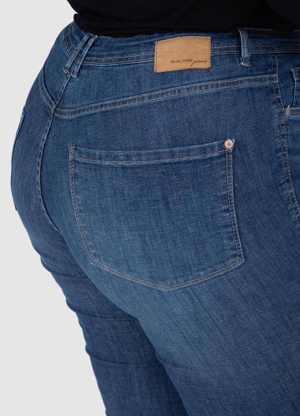 Malwee Plus - Calça Feminina Skinny Plus Azul 5