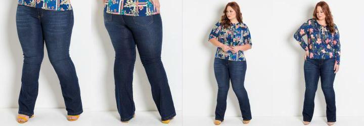 Cala Flare Jeans Plus Size Marguerite