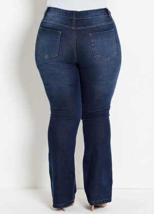 Calça Flare (Jeans) Plus Size Marguerite - MARGUERITE