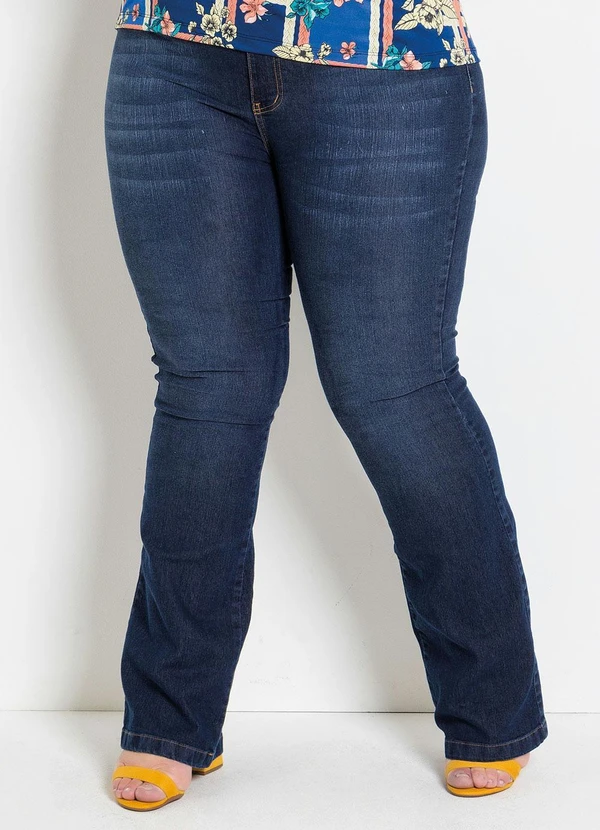 Marguerite - Calça Flare Jeans Plus Size Marguerite 8