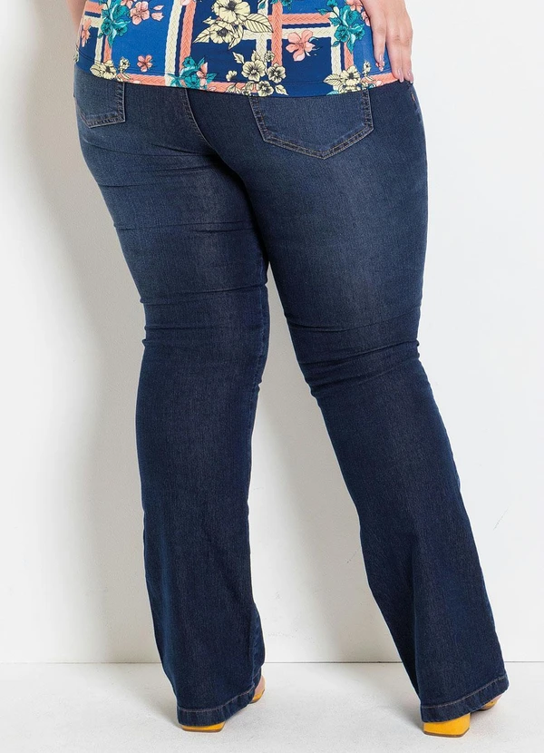 Marguerite - Calça Flare Jeans Plus Size Marguerite 7