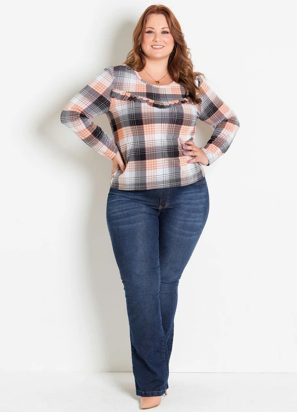 Marguerite - Calça Flare Jeans Plus Size Marguerite 4