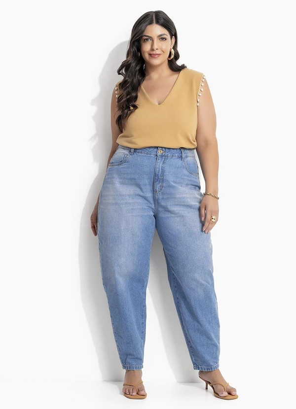 Marguerite - Calça Jeans Azul Claro 5