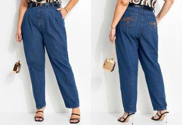 Cala Jeans Azul Escuro em Jeans