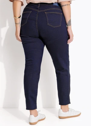 Marguerite - Calça Jeans Azul Escuro em Jeans - MARGUERITE