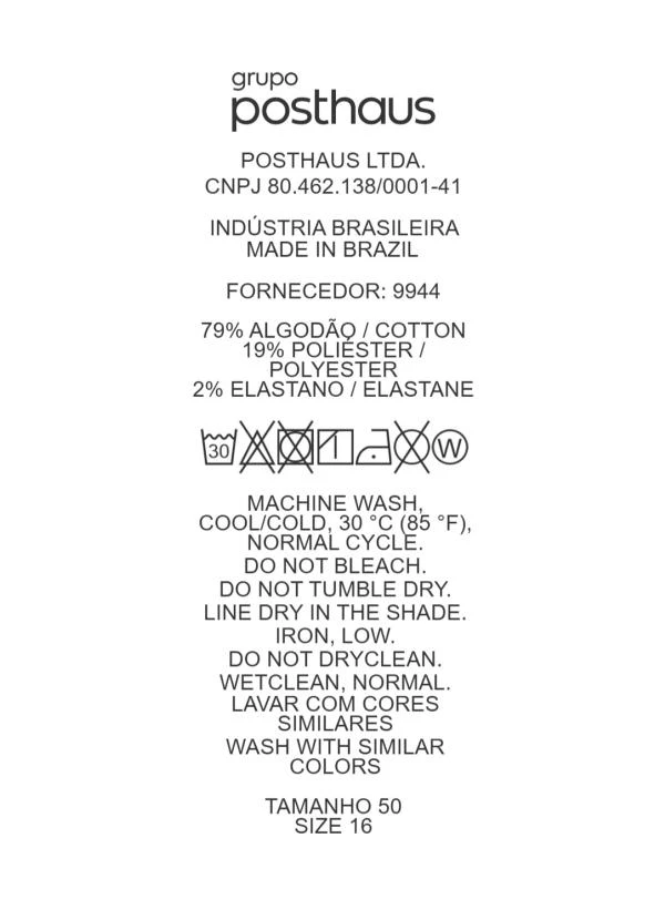 Marguerite - Calça Jeans Azul Escuro em Jeans 9