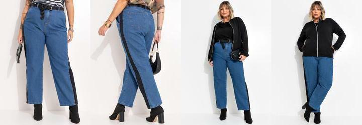 Cala Jeans Azul Escuro em Jeans