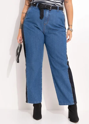 Marguerite - Calça Jeans Azul Escuro em Jeans - MARGUERITE