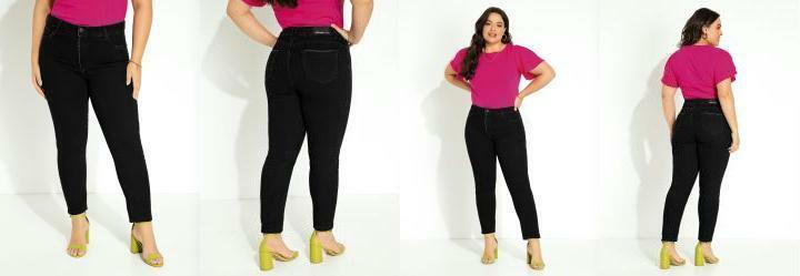 Cala Jeans Black Plus Size Cigarrete Sawary